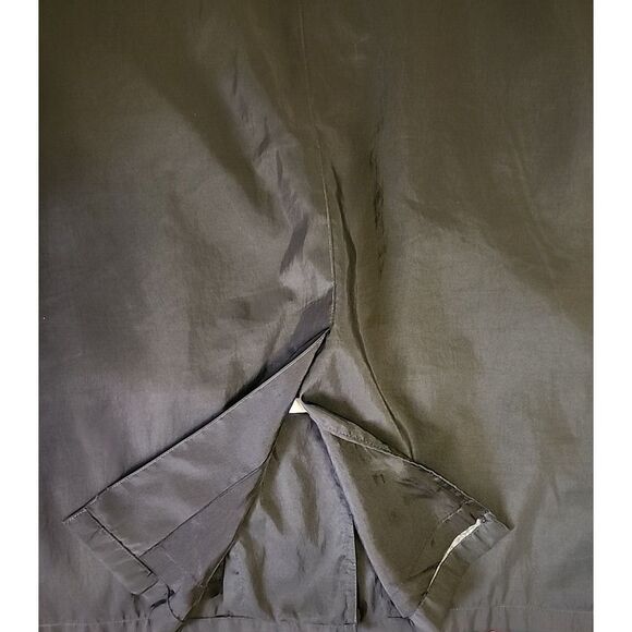 Vintage Jones New York‎ Wool Long Coat Petite XL Peacoat Black with Red Lining - Picture 10 of 15